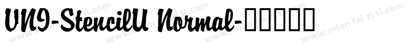 VNI-StencilU Normal字体转换